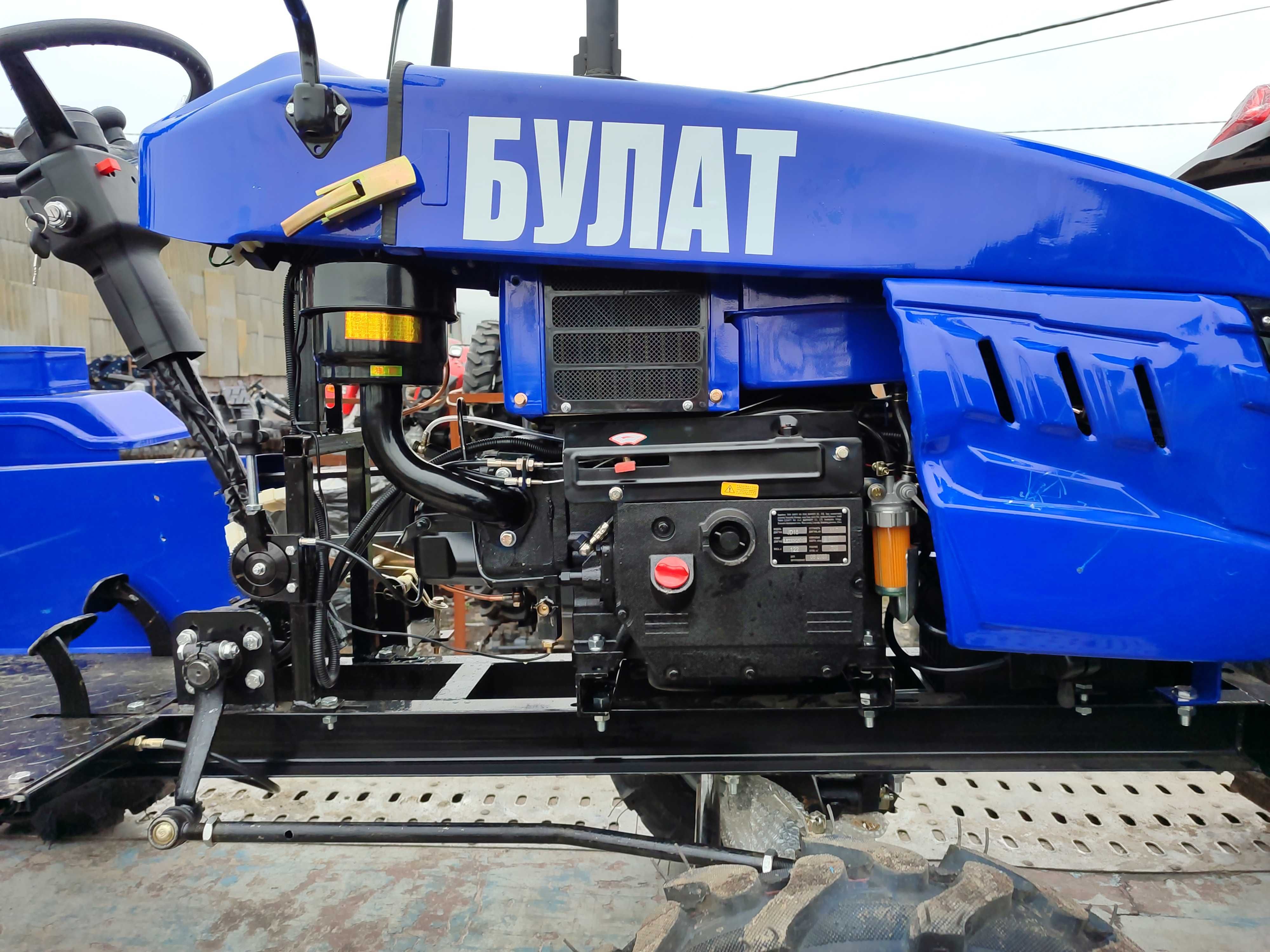 Мототрактор Булат Т160 с фрезой и плужком 2024 год доставка на дом