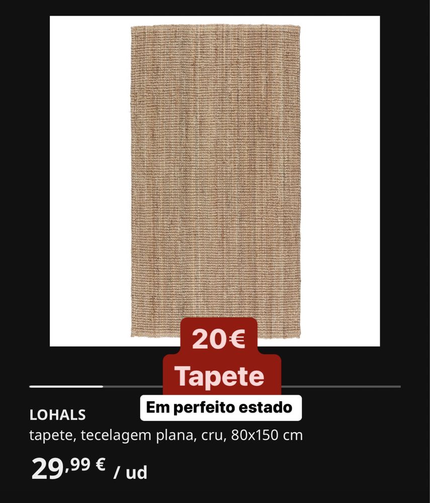 Tapete sisal/Juta LOHALS