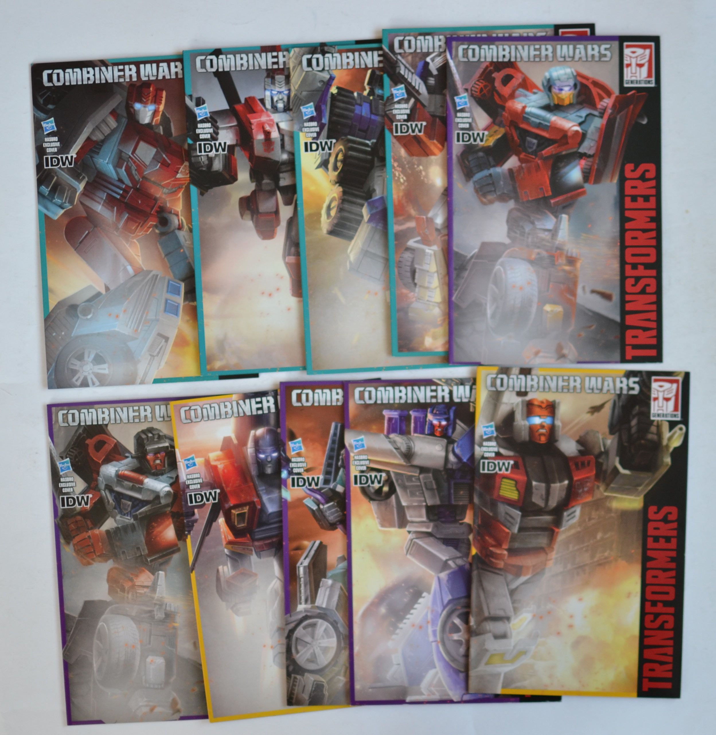 Transformers Combiner Wars Hasbro IDW Comics 2014 Komiksy zestaw