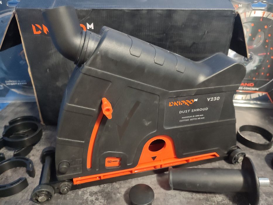 Пильний кожух для відведення пилу на болгарку Dnipro M V 230