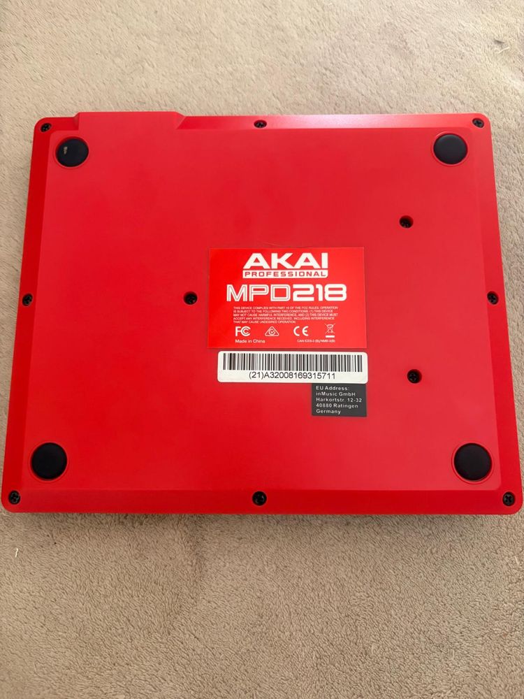 Controlador DAW Akai MPD218