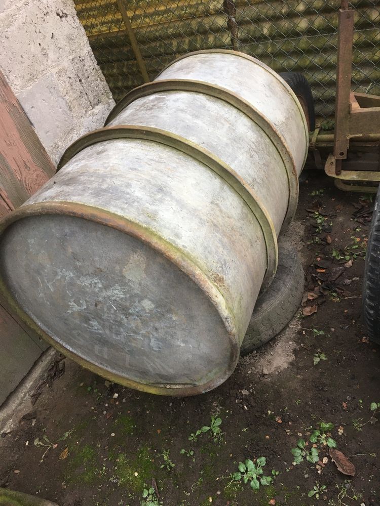 Beczka 200 litrów ocynk 6 szt