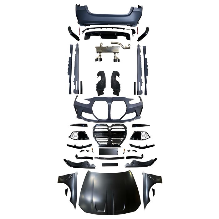 Обвес M4 BMW G22 G23 2020+ капот крылья бампера в сборе пороги