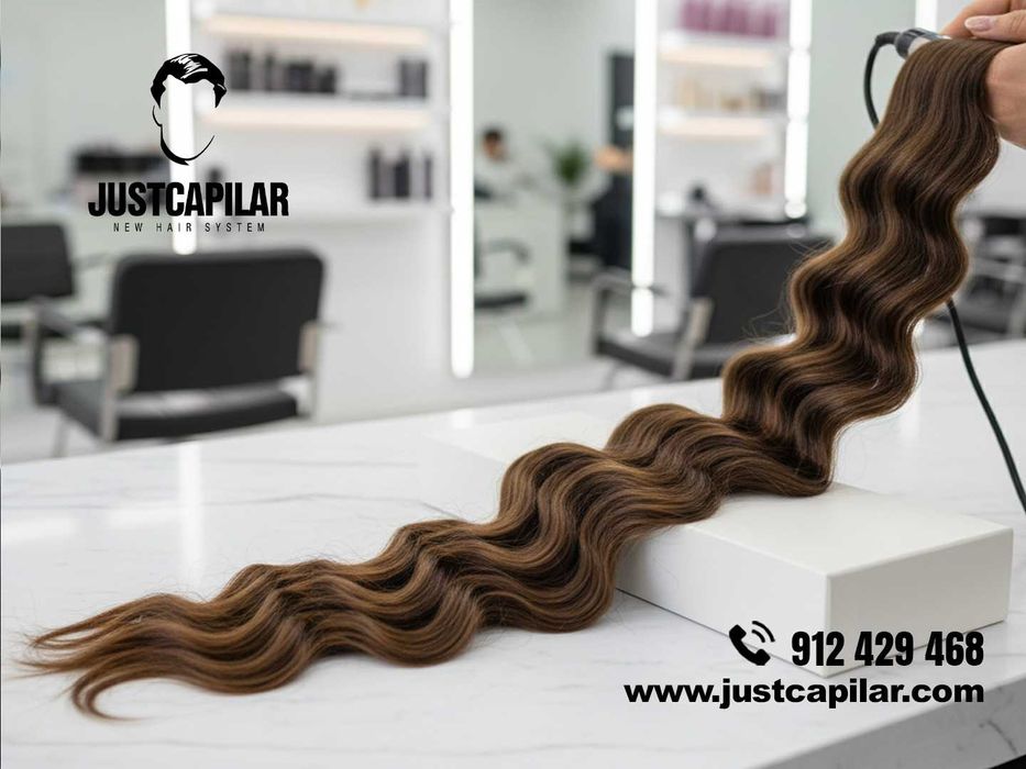 Extensões de Queratina Cabelo Ondulado - 1 gr- 25 Unidades - PREMIUM