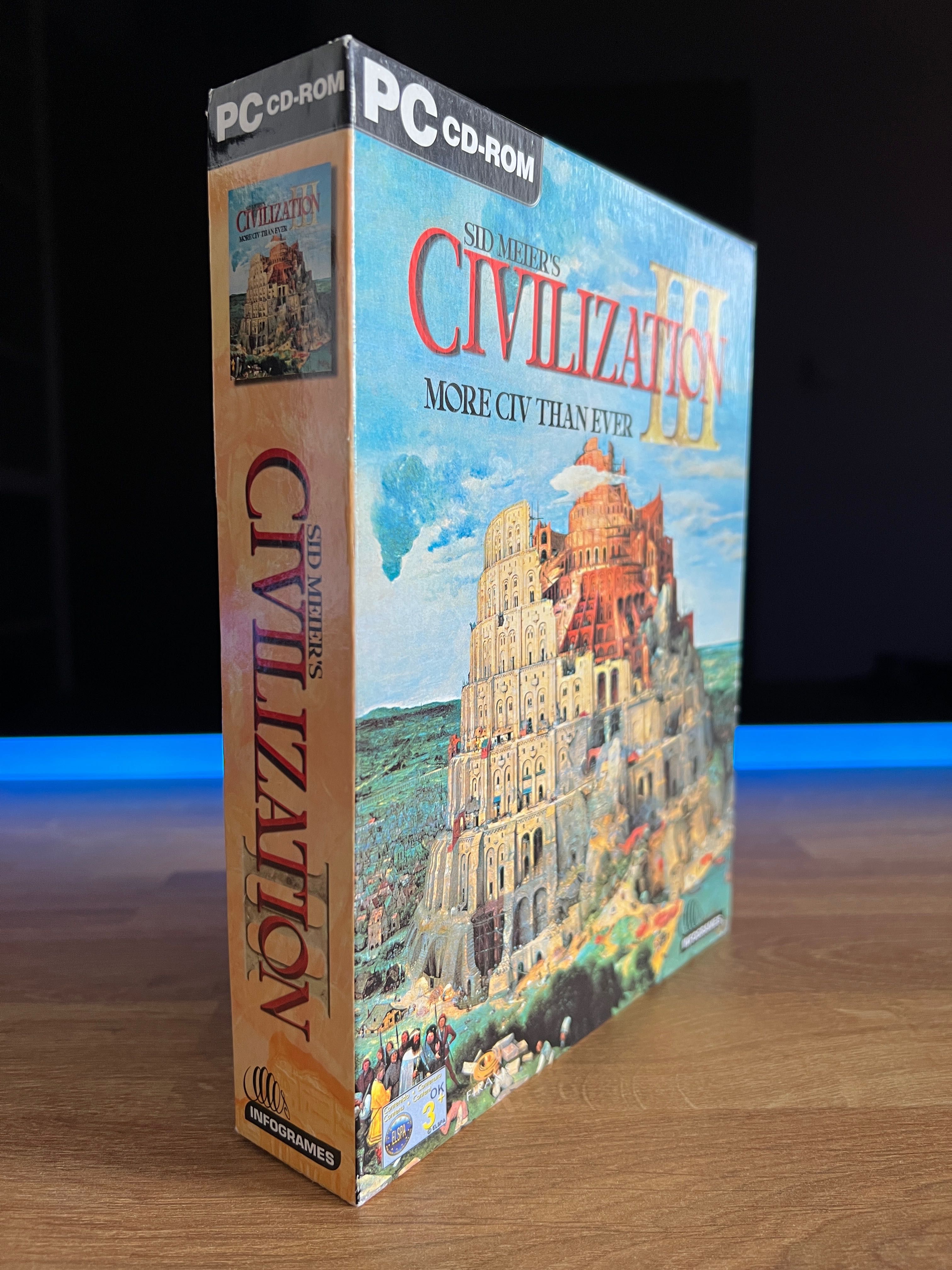 Civilization III 3 (PC EN 2001) BIG BOX premierowe kompletne wydanie