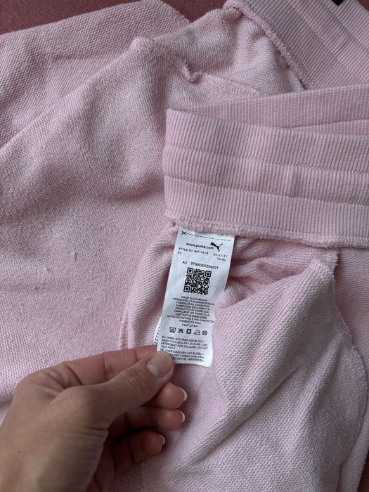 Spodnie damskie Puma Power Graphic Pants różowe 847115 VP 16 XS/M