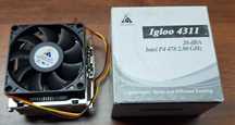 Igloo 4311 chłodzenie procesora Intel P4 478 2.80GHz 26dBA