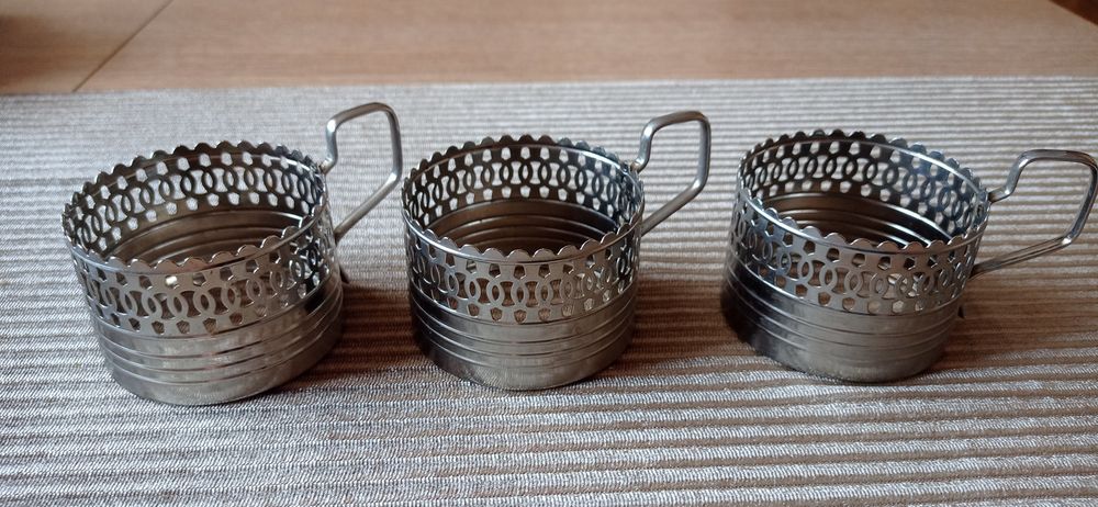 Koszyczki do szklanek z czasów PRL-u