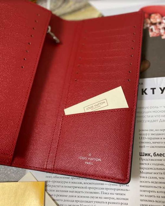 Серый бумажник Louis Vuitton кошелек Луи Виттон органайзер LV k410