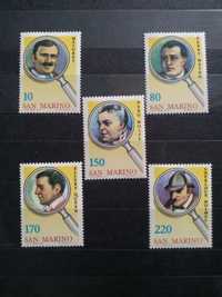Znaczki San Marino 1979 postacie detektywi
