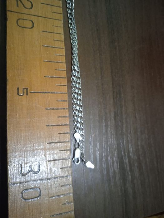 Продам срібний ланцюжок і хрестик
