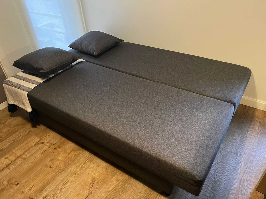 Sofá-cama 3 lugares, cinzento - ÄLVDALEN IKEA