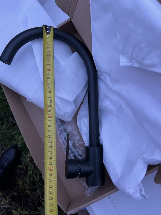 Bateria , umywalka  , zlew kuchenny , czarna