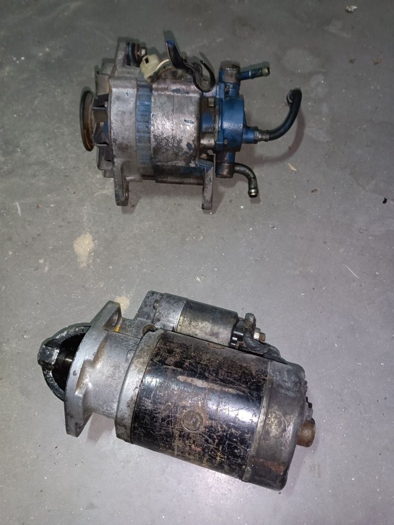 Bomba injetora, alternador, motor arranque