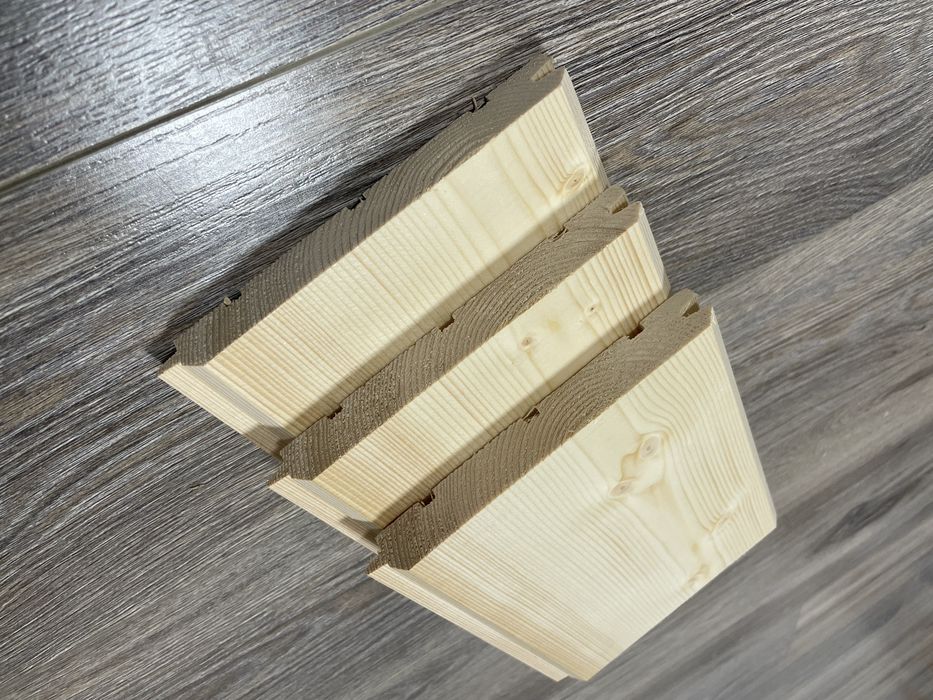 Деревяна вагонка фальш-брус імітація