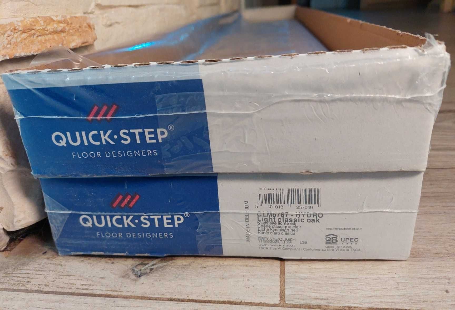 Quick-Step CLM5787 Dąb klasyczny jasny  9 paneli (1 paczka + 2 panele)