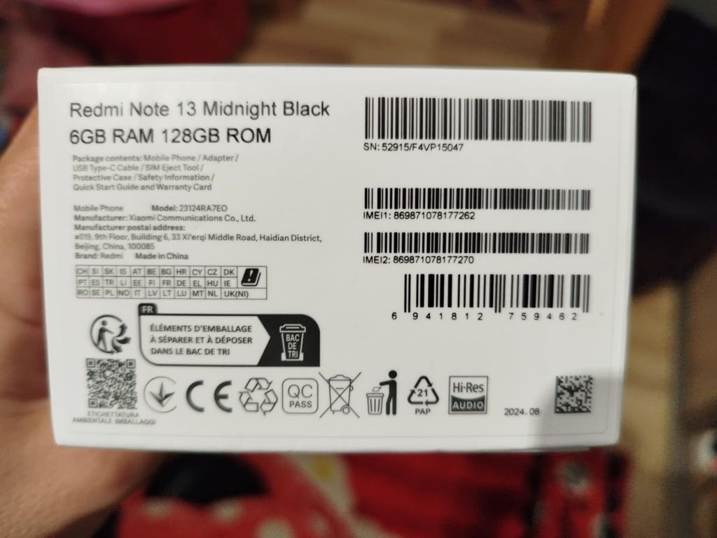 Xiaomi redmi note 13