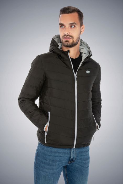 Kurtka pikowana 4F meska DWUSTRONNAM r.M