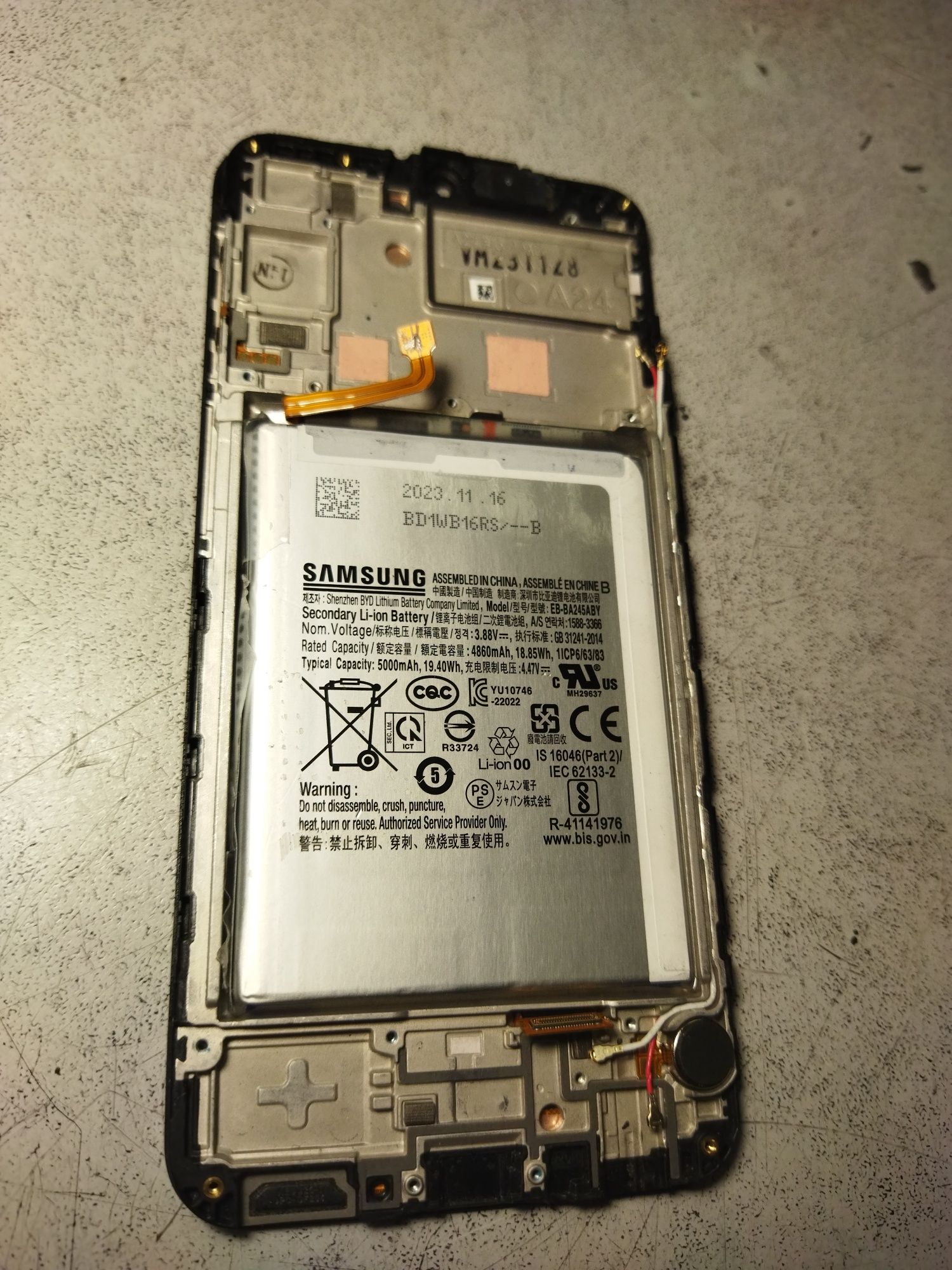 Аккумулятор Samsung a245f