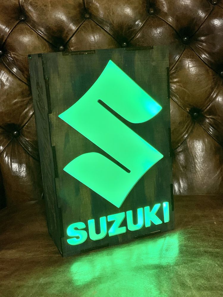 Caixa luz led Suzuki