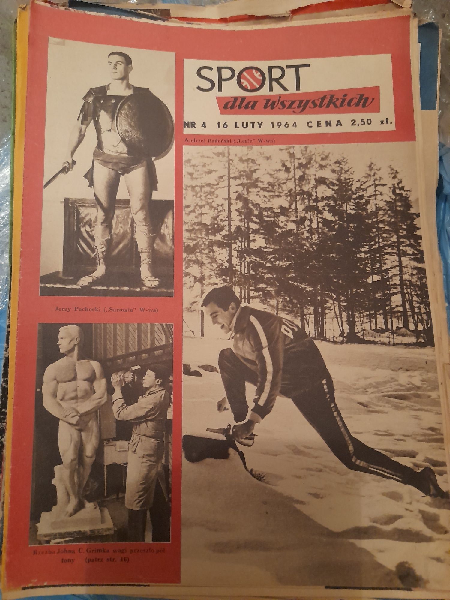 Czasopismo Sport dla wszystkich 1960-65 ponad 100 szt.