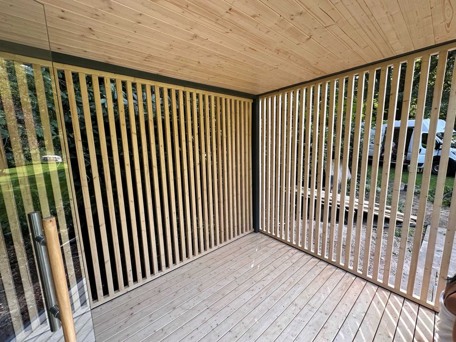 SAUNA OGRODOWA z opcją jacuzzi