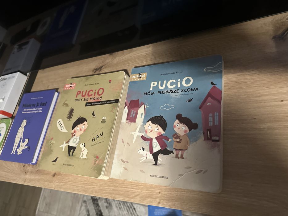 Książki pucio uczy się mówić i pucio mówi pierwsze słowa