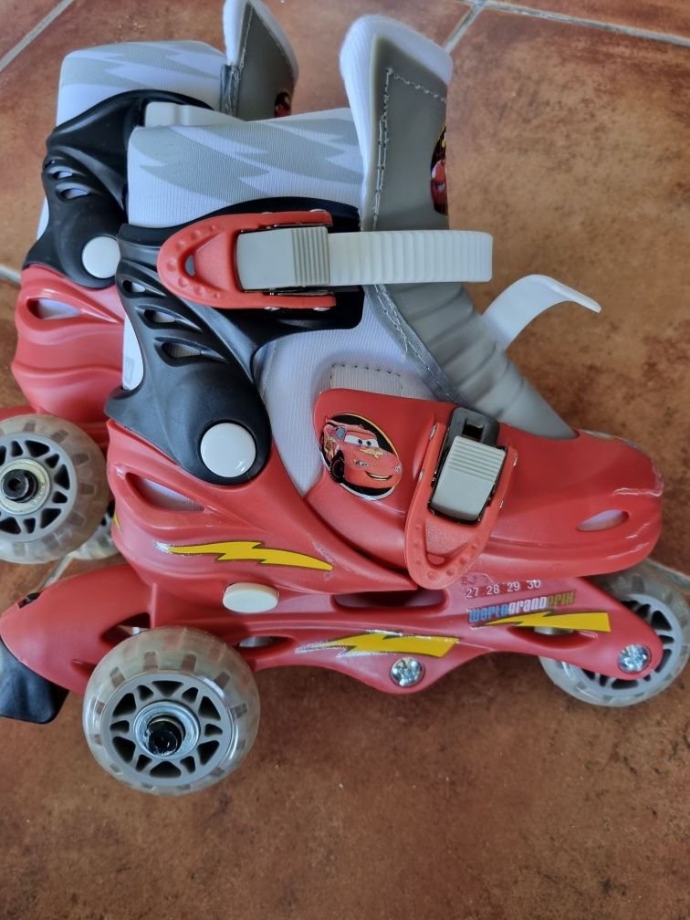 Ténis Sapatilhas Patins Heelys + Patins + Proteções