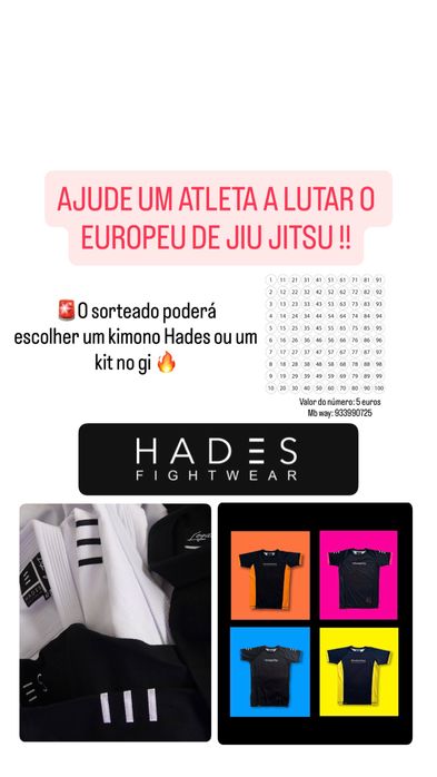 Kimono ou kit hashguard novo rifa