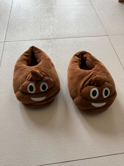 Тапочки Кигуруми Какашки емоджи, тапочки м'які емоджі