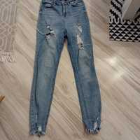 Prawdziwe jeansy wysoki stan Sinner M