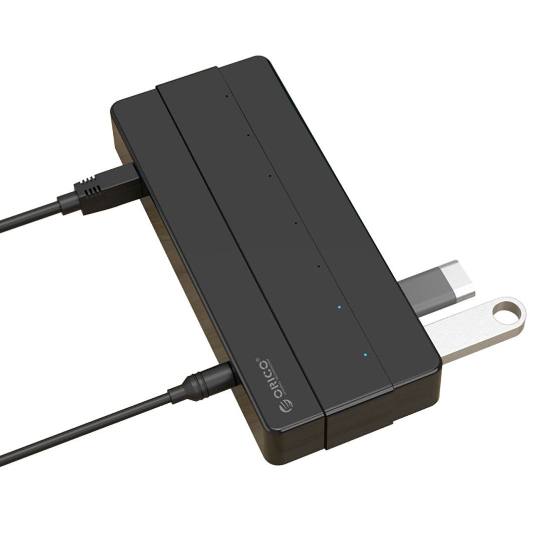 Hub rozdzielacz H7928-U3-V1 7x USB-A - czarny
