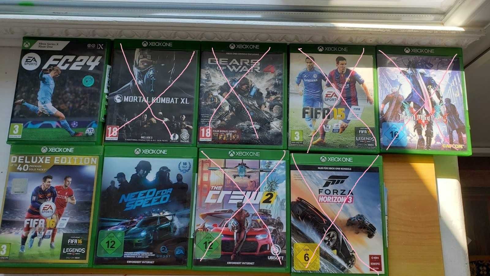 Продам диски для Xbox One S/X недорого