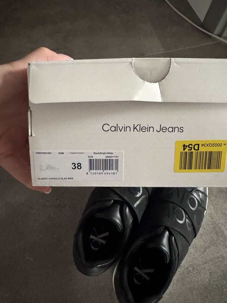 Sneakersy slip on calvin klein oryginalne 38