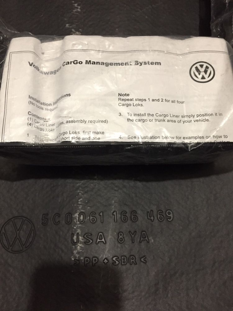 Коврик volkswagen cargo protection system vw beetle 2012-19