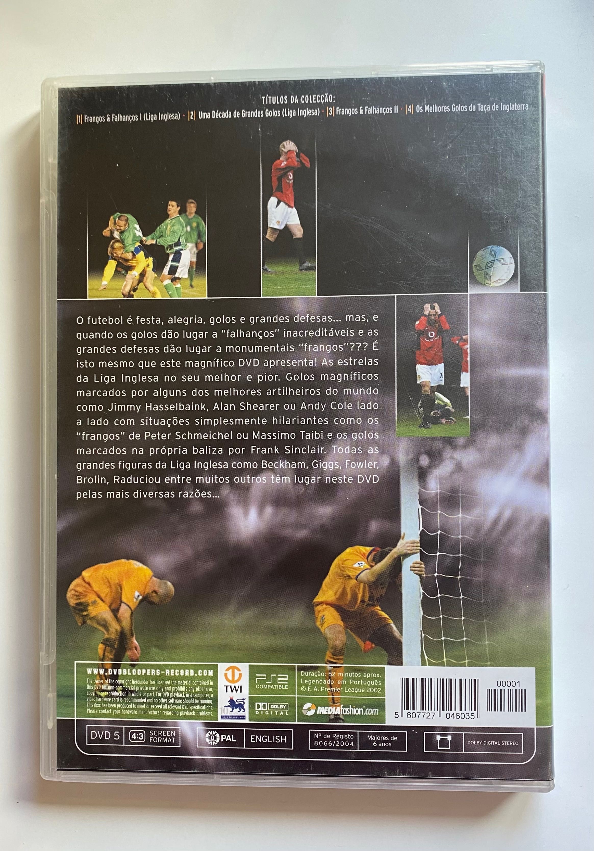 DVD “ Frangos e Falhanços I “ ( Liga Inglesa ) - DVD 1