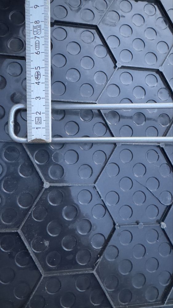 Zawieszka pojedyncza, haczyk na panel 18cm