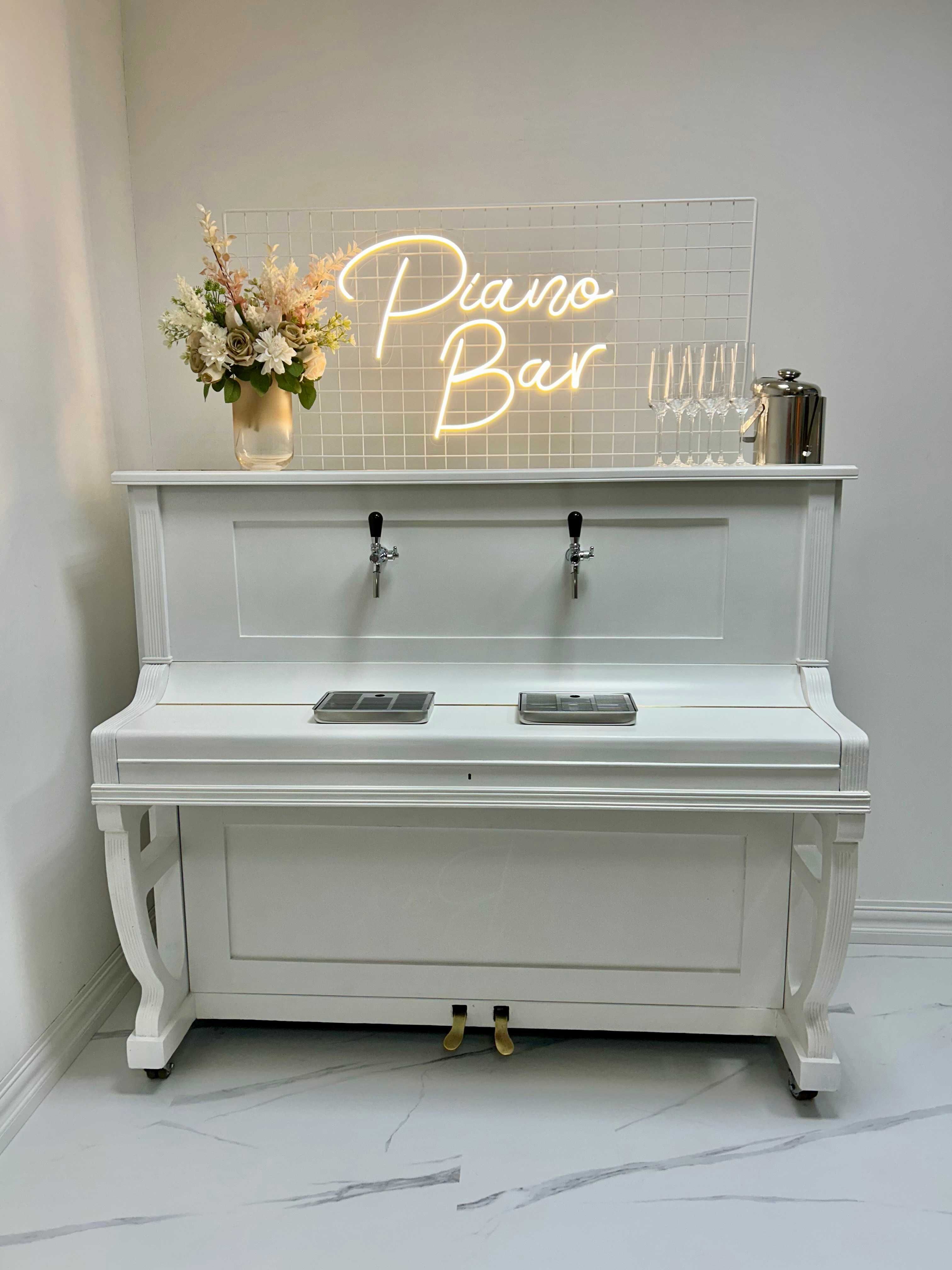 Piano Bar Mobilny Prosecco Pianino Boho na Wesele Ślub Event Producent