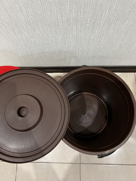 Ведро 15л с крышкой с клапаном