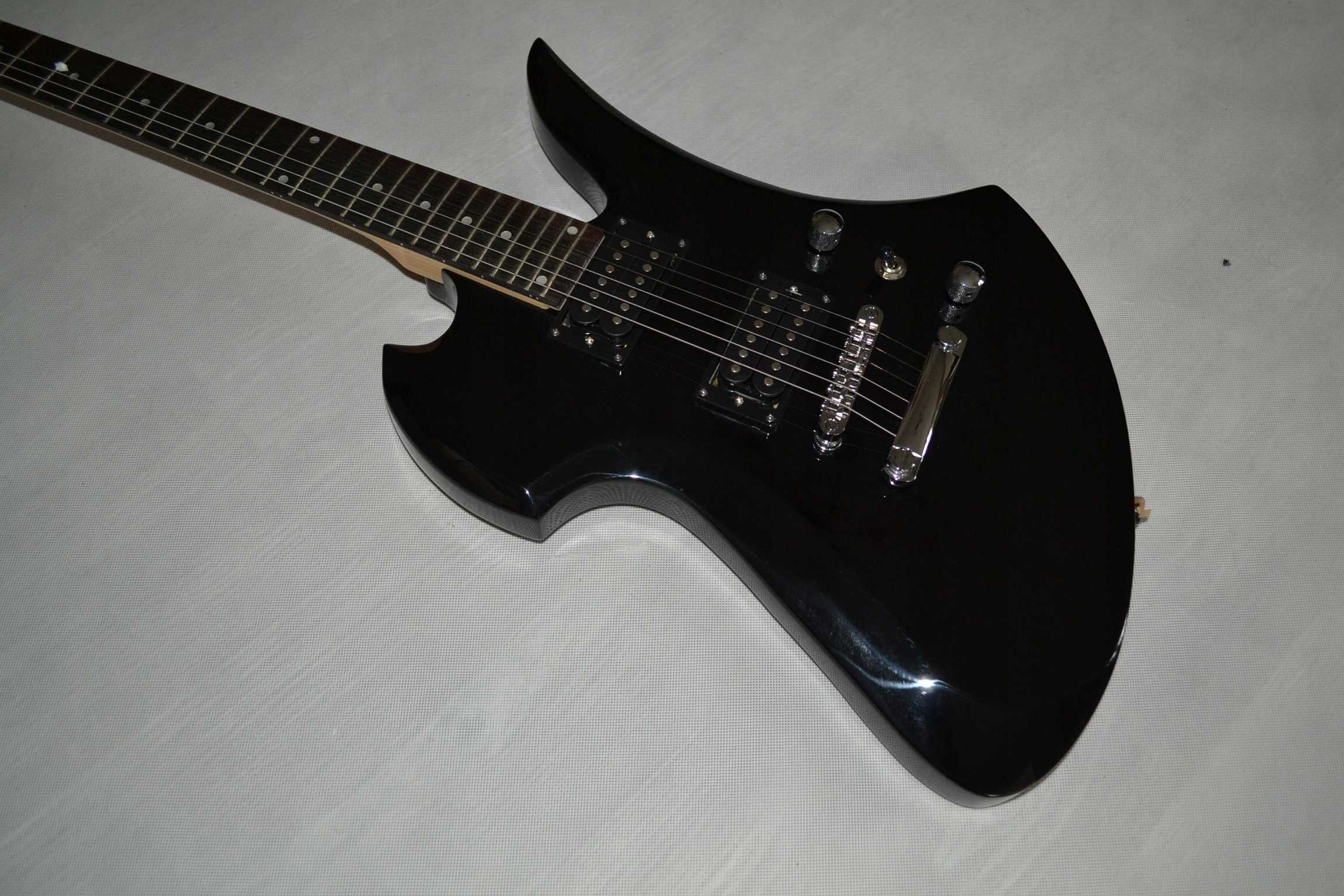Harley Benton MB-20 BK nowa gitara elektryczna - ustawiona!