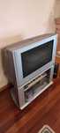 TV Samsung 32 polegadas, CRT, com móvel, a funcionar perfeitamente.