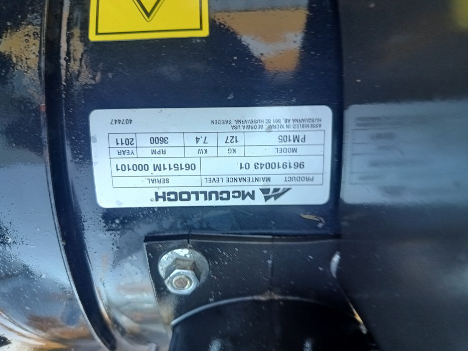 Odśnieżarka Spalinowa Mcculloch Husqvarna PM 105 76 cm