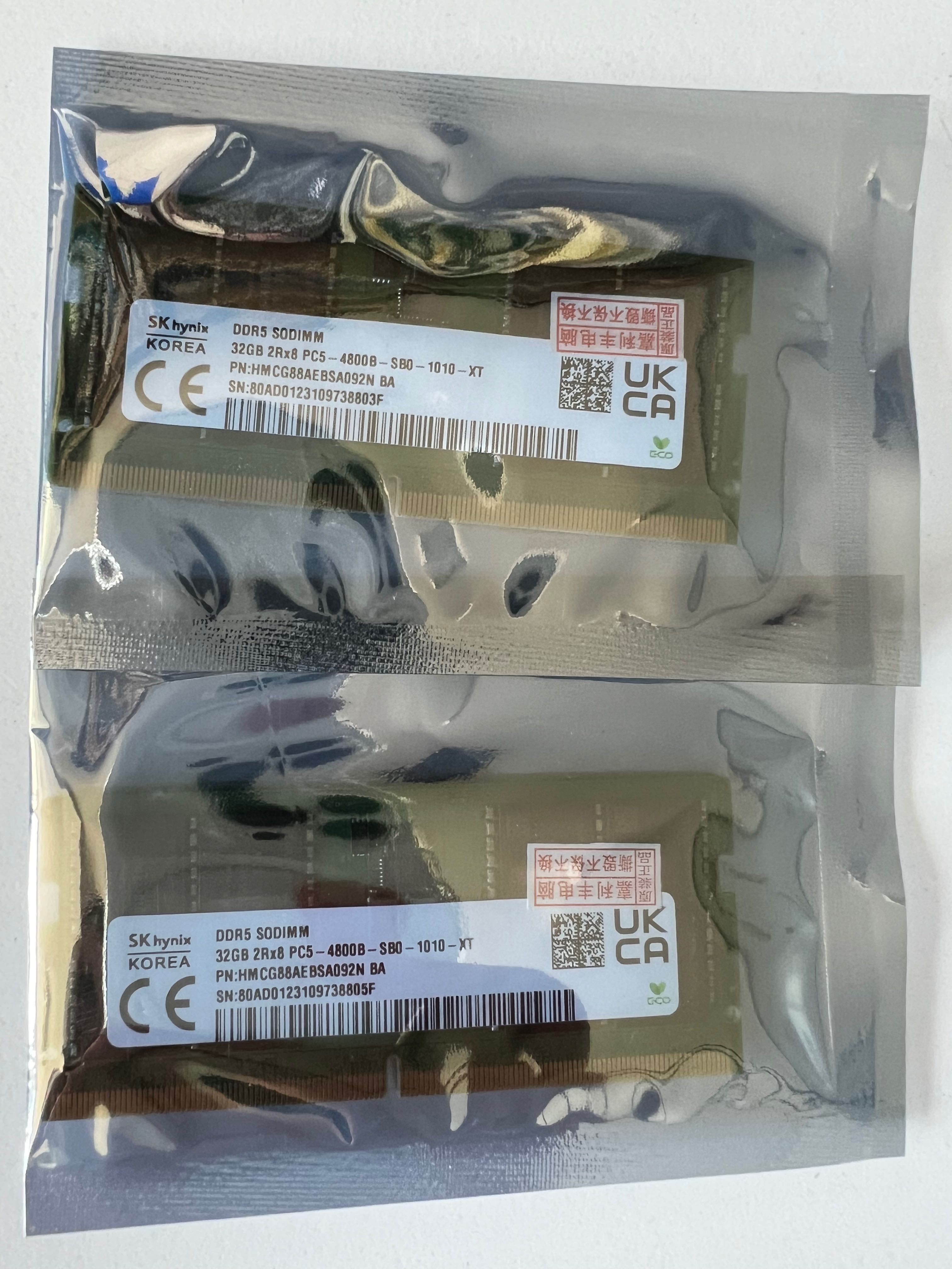 DDR-5 SODIMM Hynix 32GB Памʼять оперативна