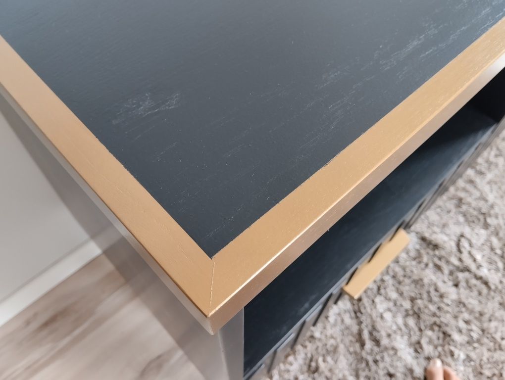Komoda szafka audio gramofon adapter  hi-fi mid-century duża