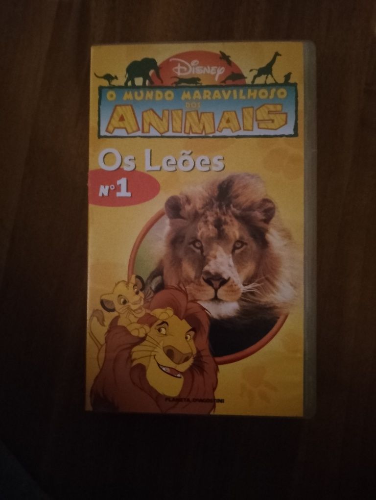 26 Cassetes vídeo VHS animais, da Disney