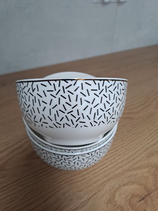Porcelanowa duża salaterka - miseczka (Florina ) - kpl. - 3 szt.