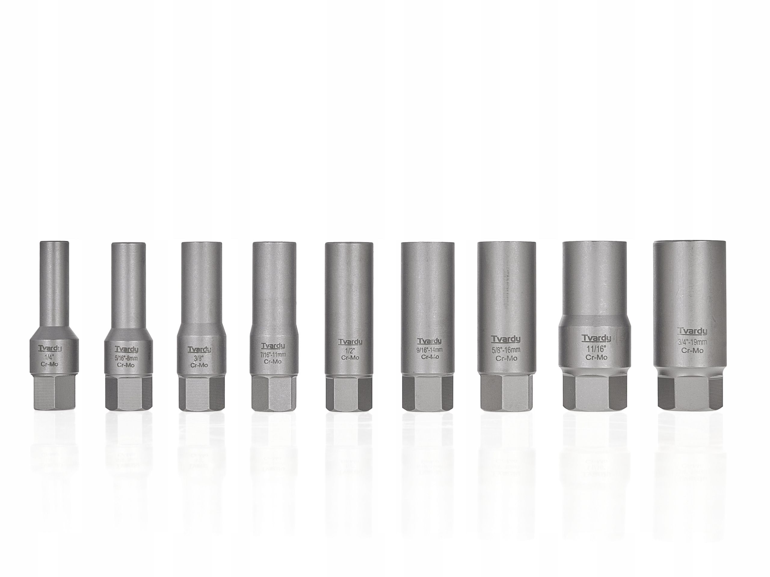 Zestaw Długich Nasadek Do Urwanych Śrub 6-19Mm Tvardy T00130