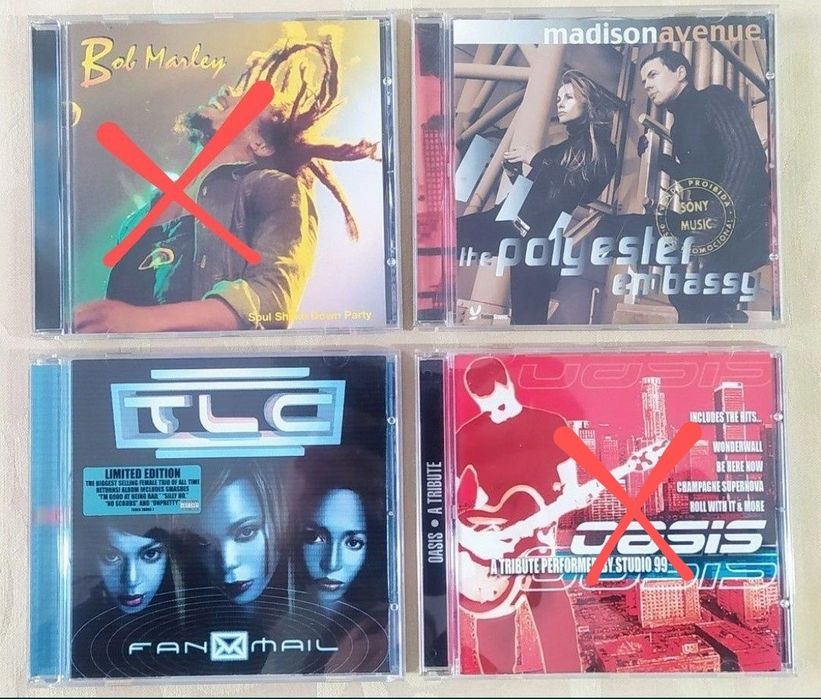 Vários CDs - vários preços
