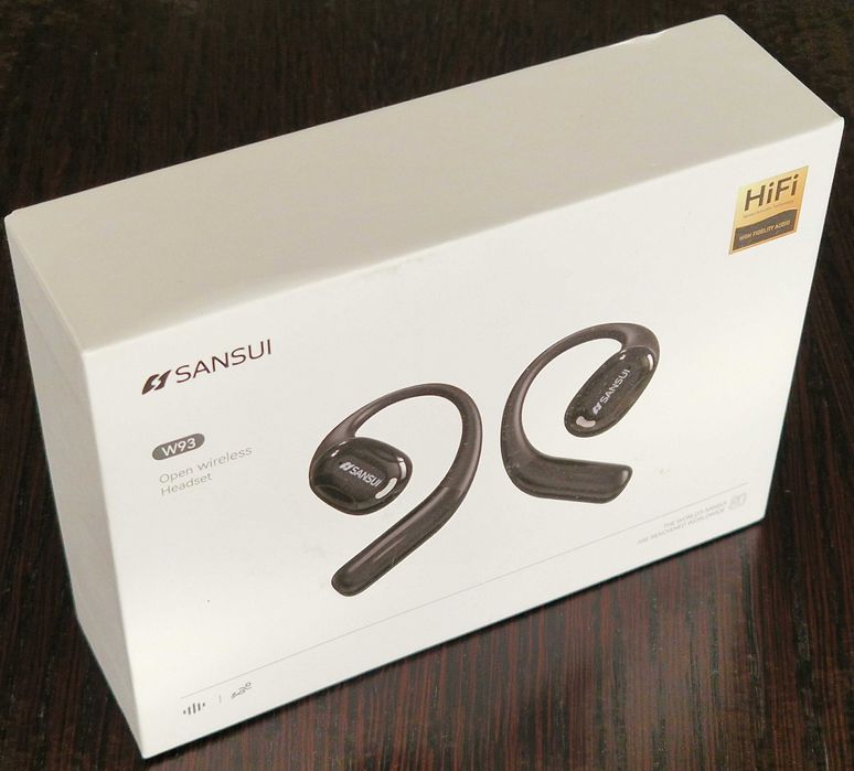 Słuchawki bezprzewodowe ZAUSZNE SANSUI W93 ENC 2xMIC BT 5.4 NOWE!