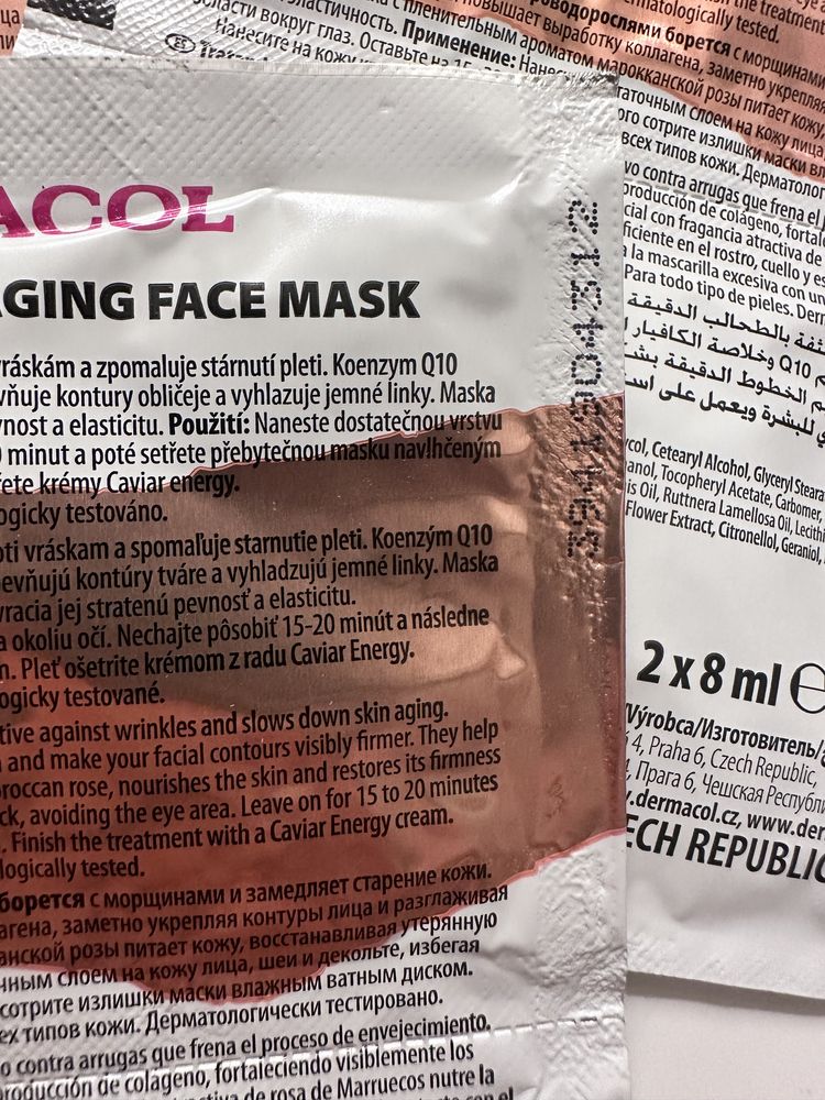 Dermacol Caviar Energy Anti-Aging Face Mask